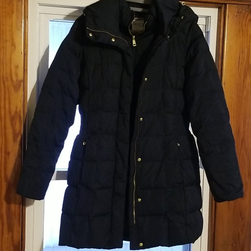 Cole Haan Quilted Down Coat S